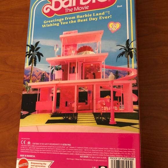 Barbie the Movie Ken Doll Denim Jean Vest NWT Mattel Ken - Picture 6 of 9